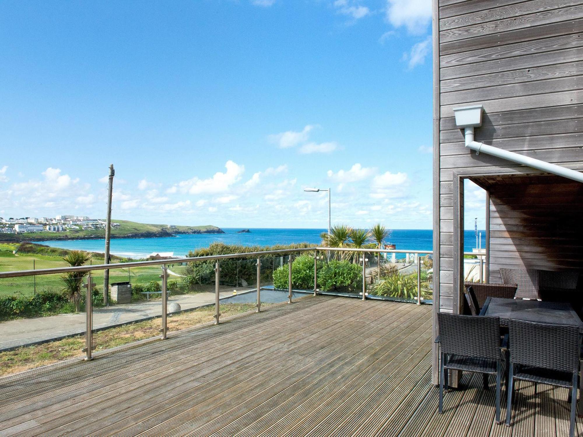 Fistral View - 3 Cribbar Apartment Newquay  Luaran gambar